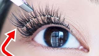 Don&#39;t Wear False Lashes Again Until You Try This TRICK!