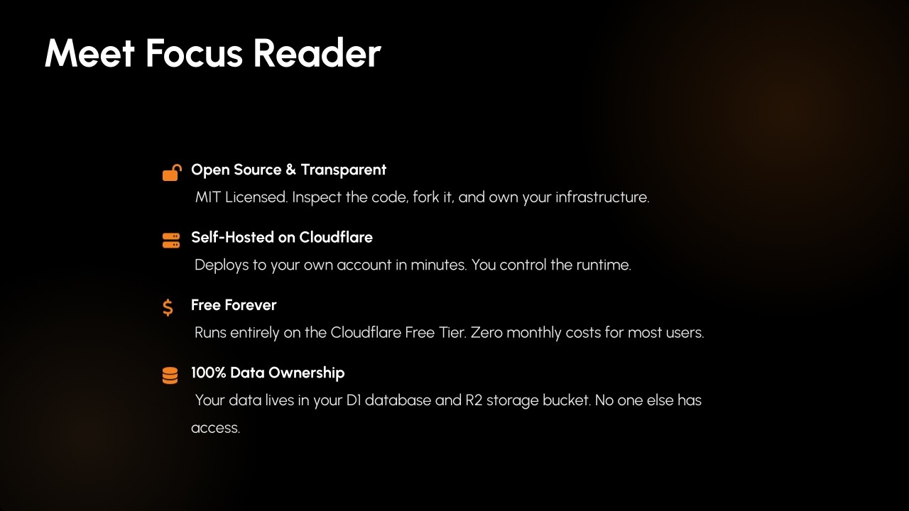 Focus Reader Team project preview
