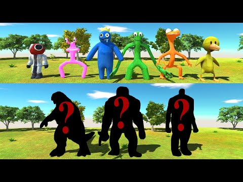 Which Team Will Win? Team Rainbow Friends Fight Random Team - Animal Revolt Battle Simulator