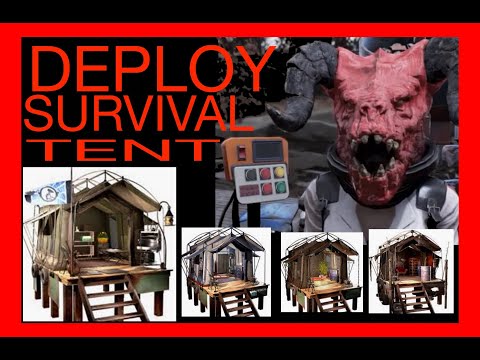 Quick Guide: Survival Tent Fallout 76 1st How To deploy & review customizing updating skins