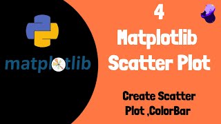 Matplotlib Tutorial | Create Scatter Plot ,Colorbar (Tutorial 4)