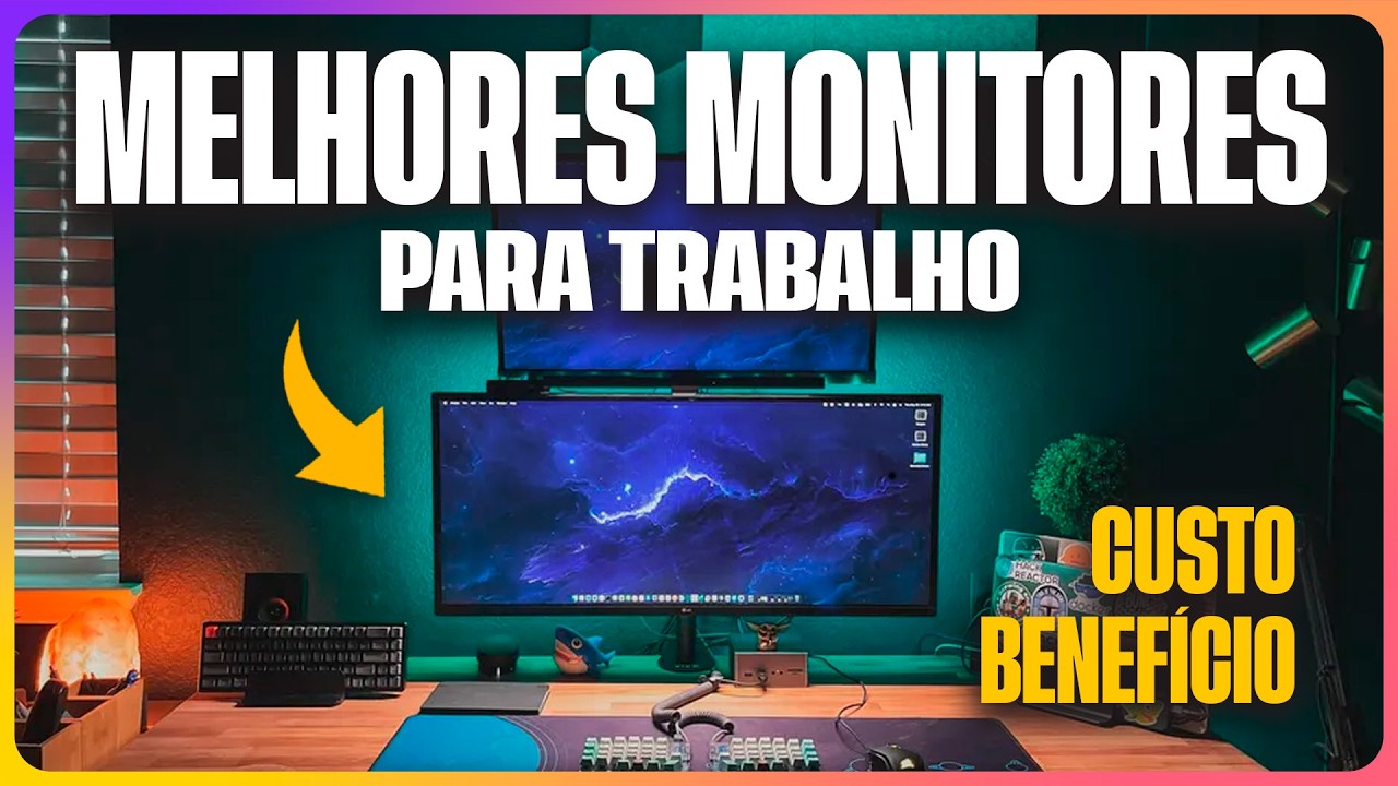 TOP 5 ATUALIZADO Melhores Monitores Para Trabalho | Melhores Monitores Custo Benéfico 2025