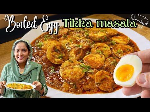 Boiled Egg Tikka Masala | 15 Minute Instant Tasty Egg Recipe | उबले अंडे से बनायें टिक्का मसाला |