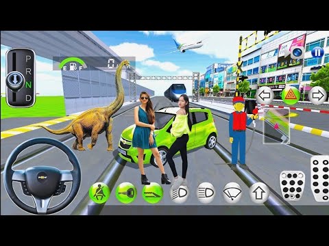 Super Car Villa Female Officer Oil Refuel Driving Gameplay - 3D Driving Class Simulation ep5