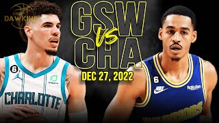 Golden State Warriors vs Charlotte Hornets Full Game Highlights | December 27, 2022 | FreeDawkins