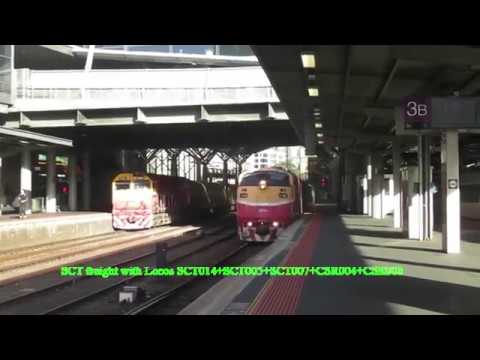 SCT freight with Locos SCT014+SCT005+SCT007+CSR004+CSR008 is the has 5 locos and 80 wagons
