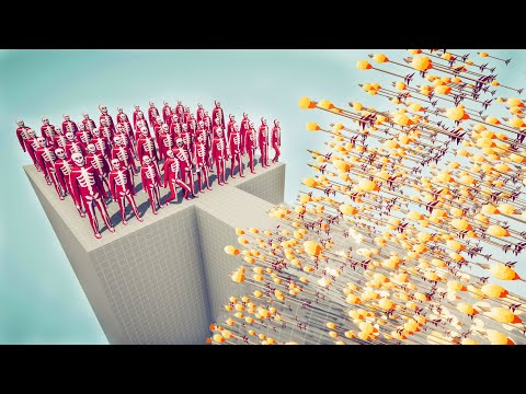 50x GIANT TITAN vs 2x EVERY GOD - Totally Accurate Battle Simulator TABS