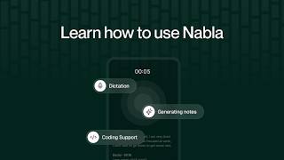 How to use Nabla