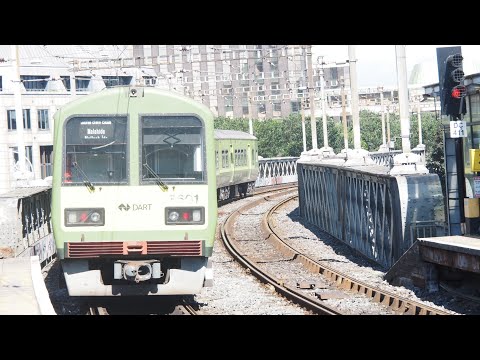 Ride On DART 8510 class No. 8602 from Sandycove to Salthill.* (with unusual announcement)*.