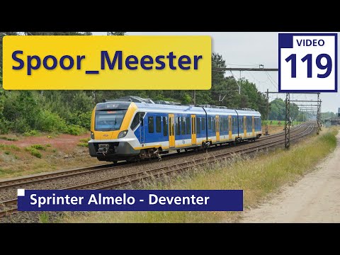 (4K) #railway #cabview NS #treinleven | Rij mee met de #machinist van #almelo naar #deventer (119)