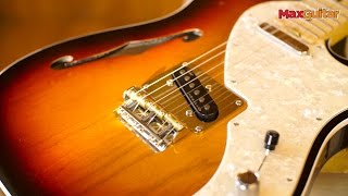 Video thumbnail for Max Guitar Short - Fender American Elite Telecaster Thinline by Max Guitar B.V.