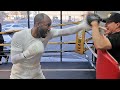 MANNY PACQUIAO VS YORDENIS UGAS - WATCH UGAS WRECKING THE MITTS WITH MONSTER PUNCHES IN WORKOUT