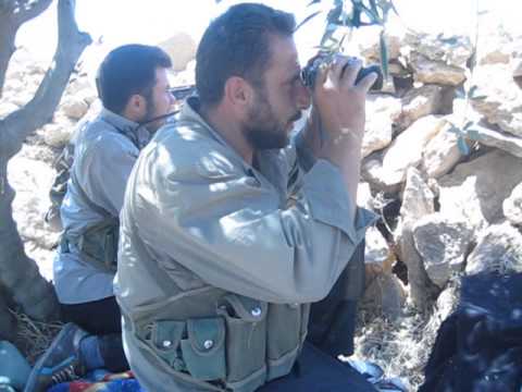 رباط و استطلاع لمقاتلي لواء درع الرحمن في قرية المفكر في ريف حماة الشرقي