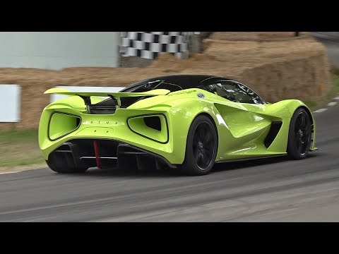 2000HP Lotus Evija ($1.9 Million) - INSANE 4x4 BURNOUTS @ Goodwood Festival of Speed!