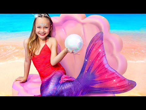 Maya Becomes the Little Mermaid Princess – Fun Song for Kids!