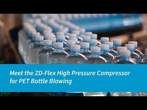 Meet the ZD-Flex High Pressure Compressor for PET Bottle Blowing | Atlas Copco Compressors