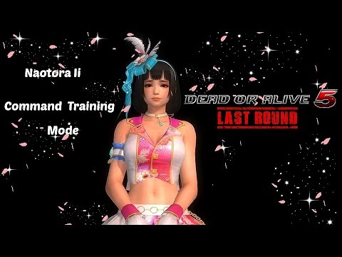 Dead or alive 5 last round Newest DLC character Naotora Ii  Command Training Mode. HD.