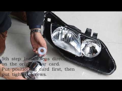 Installation Video for SANVI BI LED Projector Lens Headlight