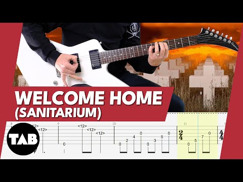 WELCOME HOME SANITARIUM Metallica Guitar TAB | Lesson | Tutorial | Cover