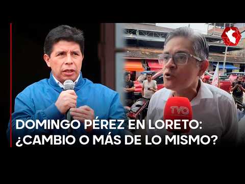 Domingo Pérez y José Castillo sacuden Iquitos y Requena en gira política por Loreto