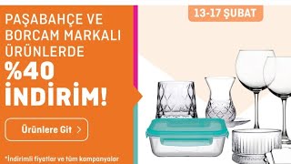 Migros market Paşabahçe ve bocam markalı ürün kataloğu #migros #migros