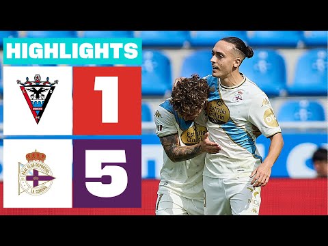 CD MIRANDÉS 1 - 5  RC DEPORTIVO | RESUMEN LALIGA HYPERMOTION