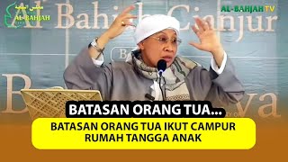 Download lagu Batasan Orang Tua Ikut Campur Rumah Tangga Anak - Buya Yahya Menjawab mp3
