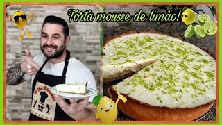 TORTA MOUSSE DE LIMO! [ RECEITA DELICIOSA ]