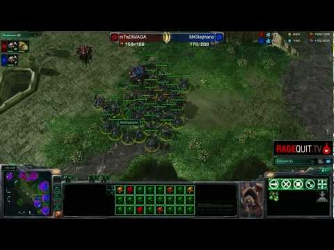 Mil.Stephano(Z) v mTw.Dimaga(Z) - Shattered Temple- Ladder 3.7.2012