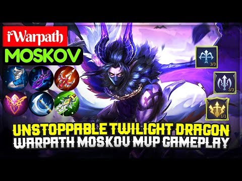 Unstoppable Twilight Dragon, Warpath Moskov MVP Gameplay [ iWarpath Moskov ] Mobile Legends Video