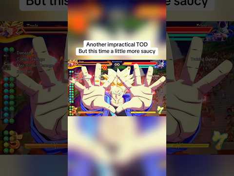 We will never hit this in a real match guys #dbz #fighterz #trunks #combo #fyp #shorts #tod