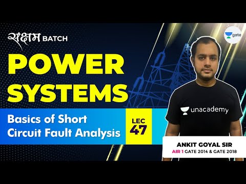 Short Circuit Fault Analysis Basics | Lec 47 | Power Systems | GATE EE/ECE 2021 Exam | Ankit Goyal