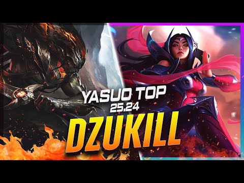 Dzukill - Yasuo vs Irelia TOP Patch 25.24 - Yasuo Gameplay