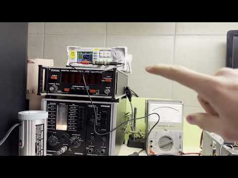 Amplituner Unitra ZRK AT9100 - testy po naprawie. Sprawdzanie pasma przenoszenia toru m.cz.