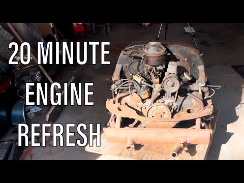 Volkswagen Aircooled Engine Rebuild in 20 Minutes!