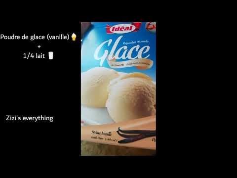 مثلجات روووووووعة في 5 دقائق /Glace délicieux en 5 minutes#gl