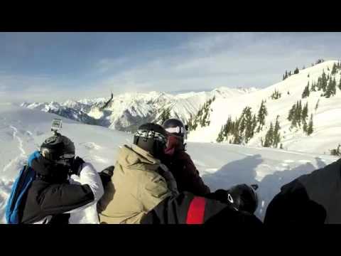Heli Ski Revy 2014 First run
