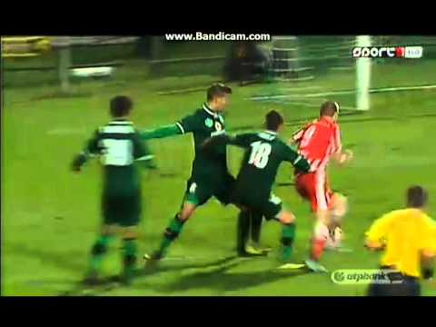 Bacsa Patrik gólja a Paks - Diósgyőr mérkőzésen 0-1