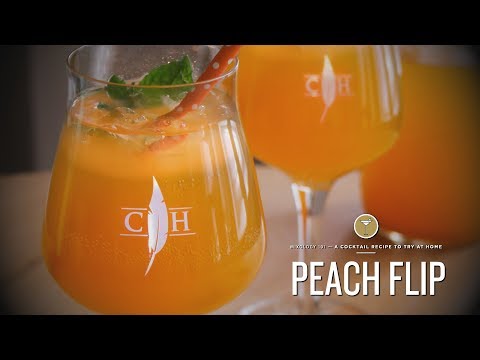 Mixology 101   Peach Flip