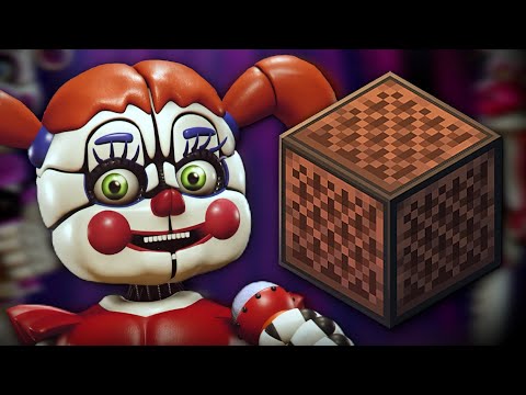 Terrifying FNAF Minecraft Note Block Cover!