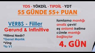 4.GÜN #part2 Gerunds Infinitives #yökdilsağlık #yökdilsosyal #yökdilfen #yökdilyasinalp (30.12.2023)