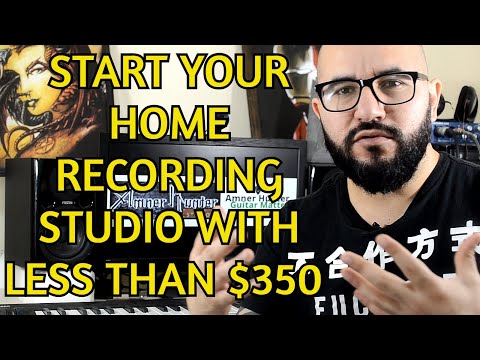 start YOUR HOME RECORDING STUDIO with LESS THAN $350 with 7 KEY ELEMENTS - amnerhunter.com