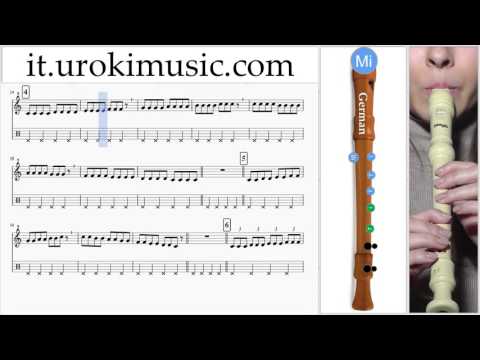 Lezioni di Flauto Dolce G. Sam Smith Stay With Me Parte#1 Melodia Tutorial Spartito Imparare