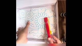 Ready mate Rangoli making kit .. From Amazon What I order and what I got ⭐️