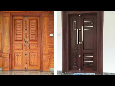 Kerala Model Wooden Front Door Designs | Indian Style Main Door Design for House #doordesign