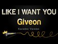 Giveon - LIKE I WANT YOU (Karaoke Version)