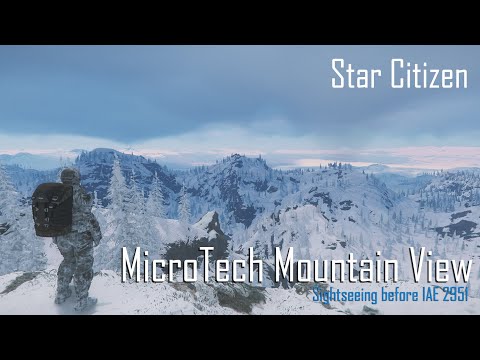 Star Citizen Alpha 3.15.1 - 600i flying through the clouds & Sightseeing on MT