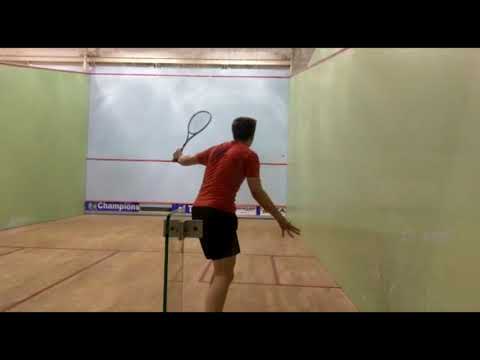 Nathan Lake Squash Solo Practice