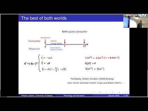 QLS/CAMBAM Seminar - Frithjof Lutscher - January 13 2026