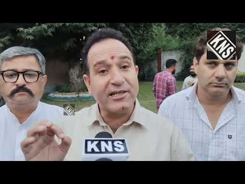Jammu and Kashmir BJP leader and Leader of Opposition Sunil Sharma challeng...
